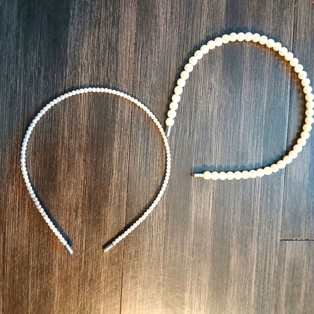 Two Pearl Headbands